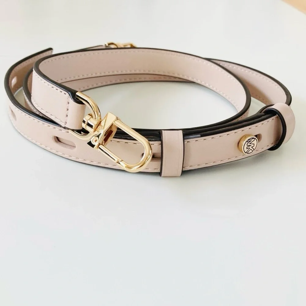 Michael Kors Soho Cece Bedford Pink Crossbody Leather Strap